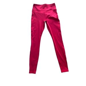 Fabletics Motion 365 Trinity High Wasted Red Leggings Size Small.